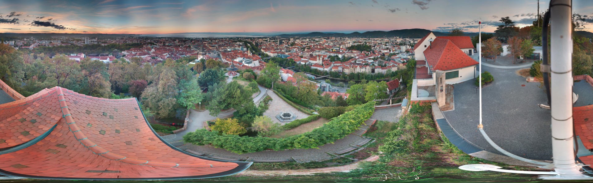 Archived image Graz: Webcam Castle Rock