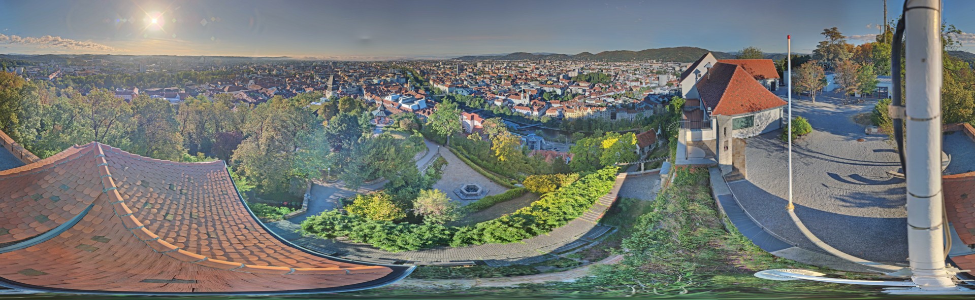 Archived image Graz: Webcam Castle Rock