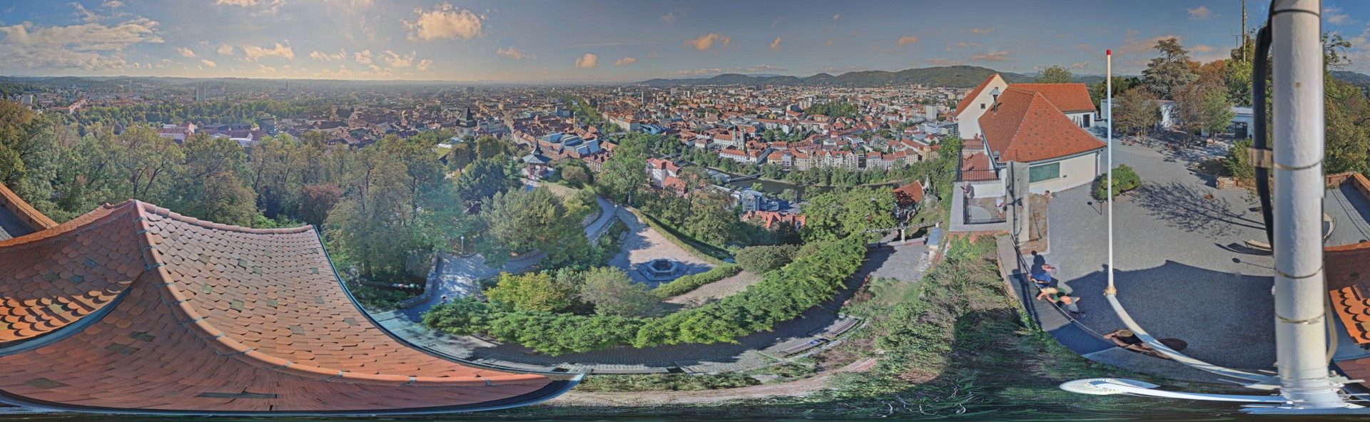 Archived image Graz: Webcam Castle Rock
