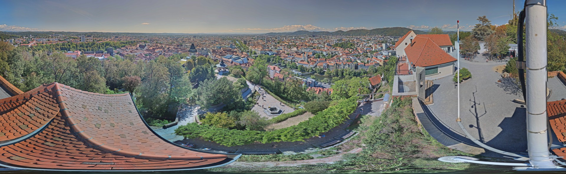 Archived image Graz: Webcam Castle Rock