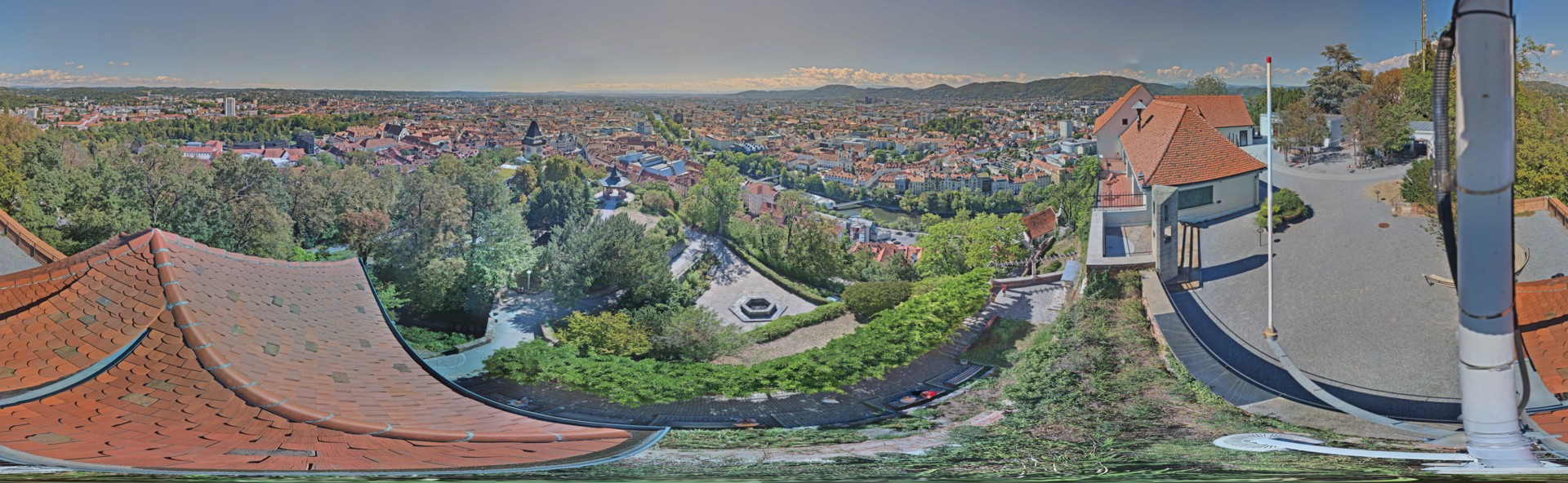 Archived image Graz: Webcam Castle Rock