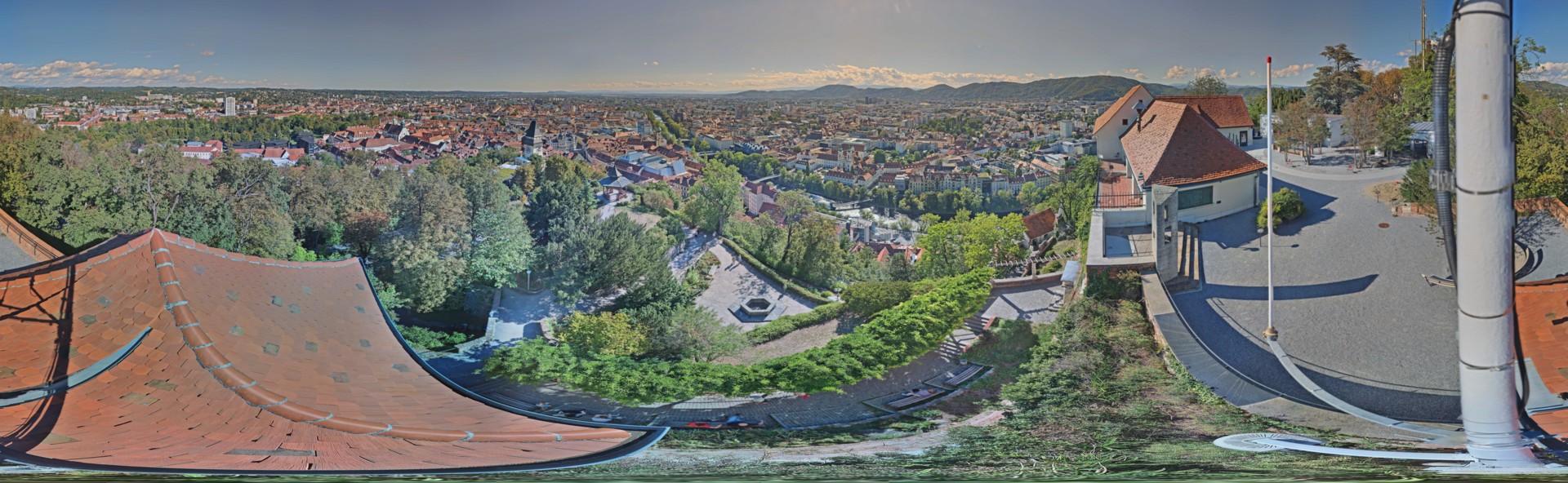 Archived image Graz: Webcam Castle Rock