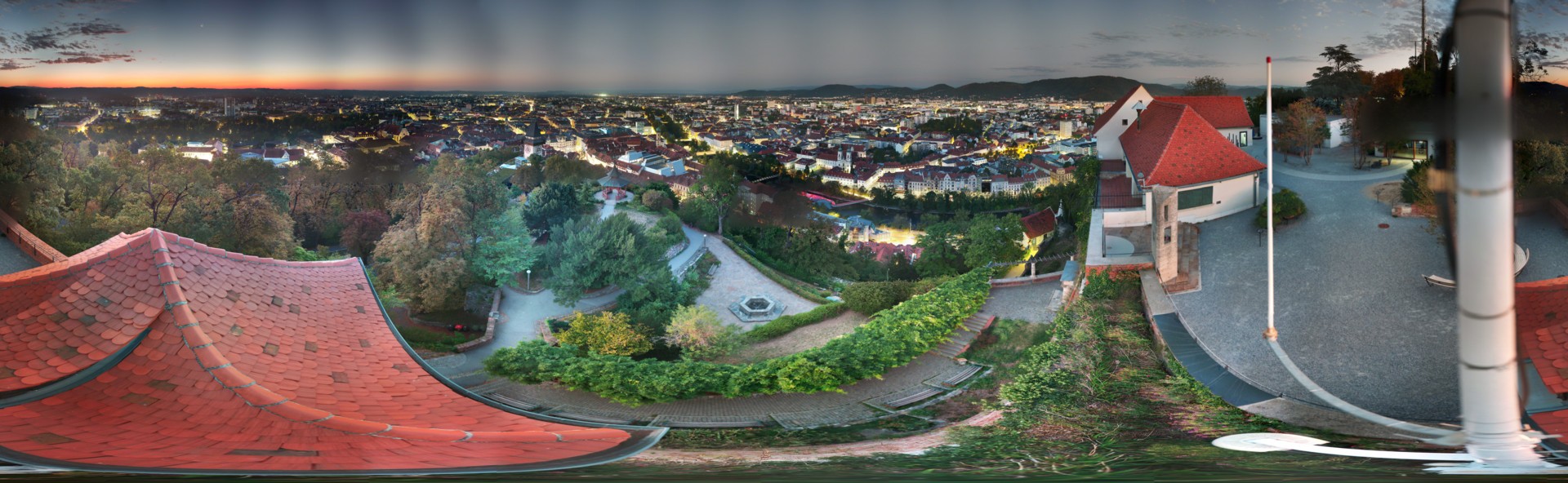 Archived image Graz: Webcam Castle Rock
