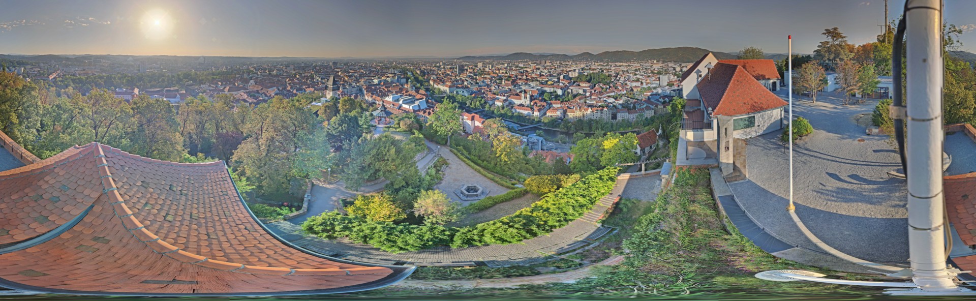 Archived image Graz: Webcam Castle Rock