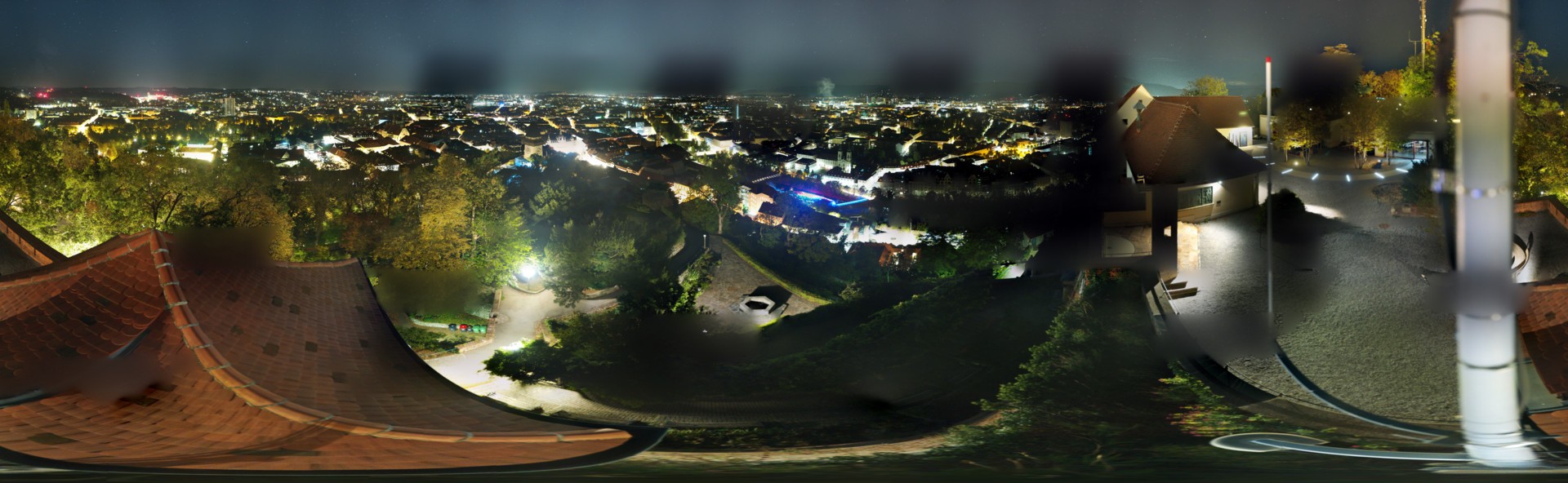 Archiv Foto Webcam Graz: Panorama vom Schlossberg