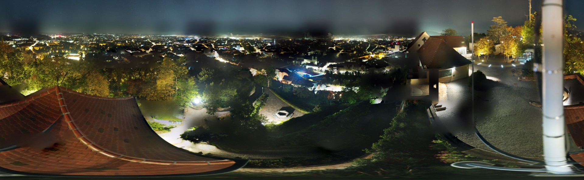 Archiv Foto Webcam Graz: Panorama vom Schlossberg