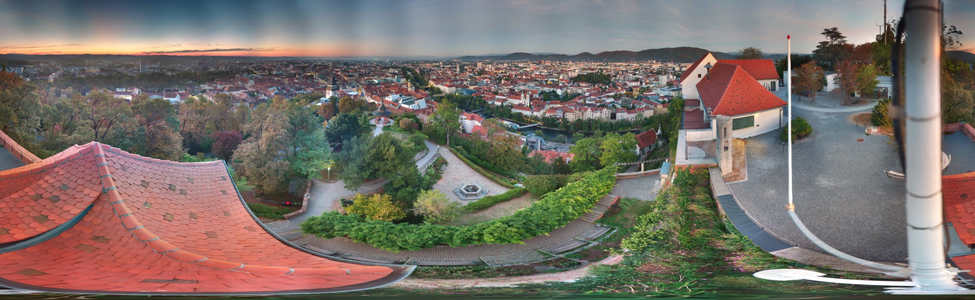 Archived image Graz: Webcam Castle Rock