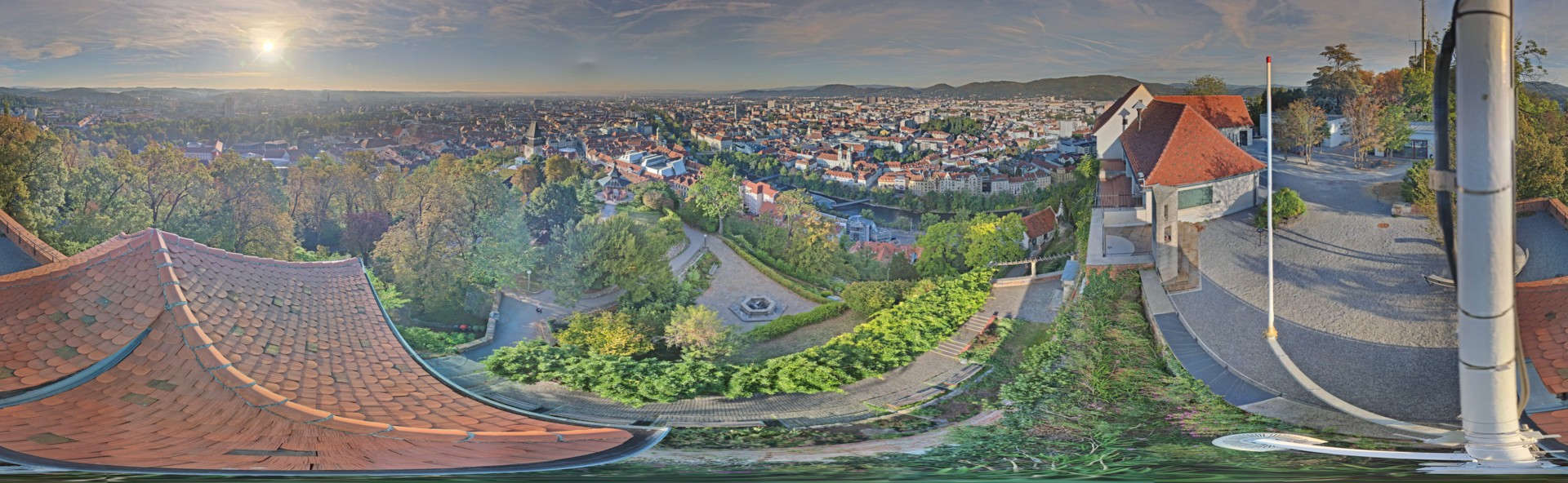 Archived image Graz: Webcam Castle Rock