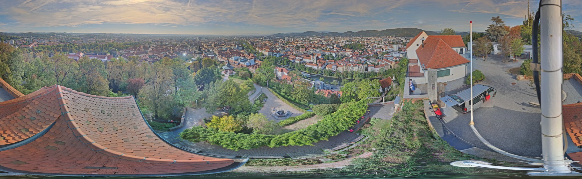 Archived image Graz: Webcam Castle Rock