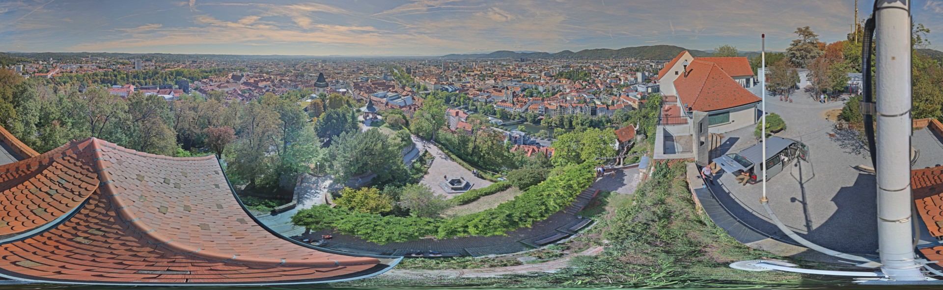 Archived image Graz: Webcam Castle Rock