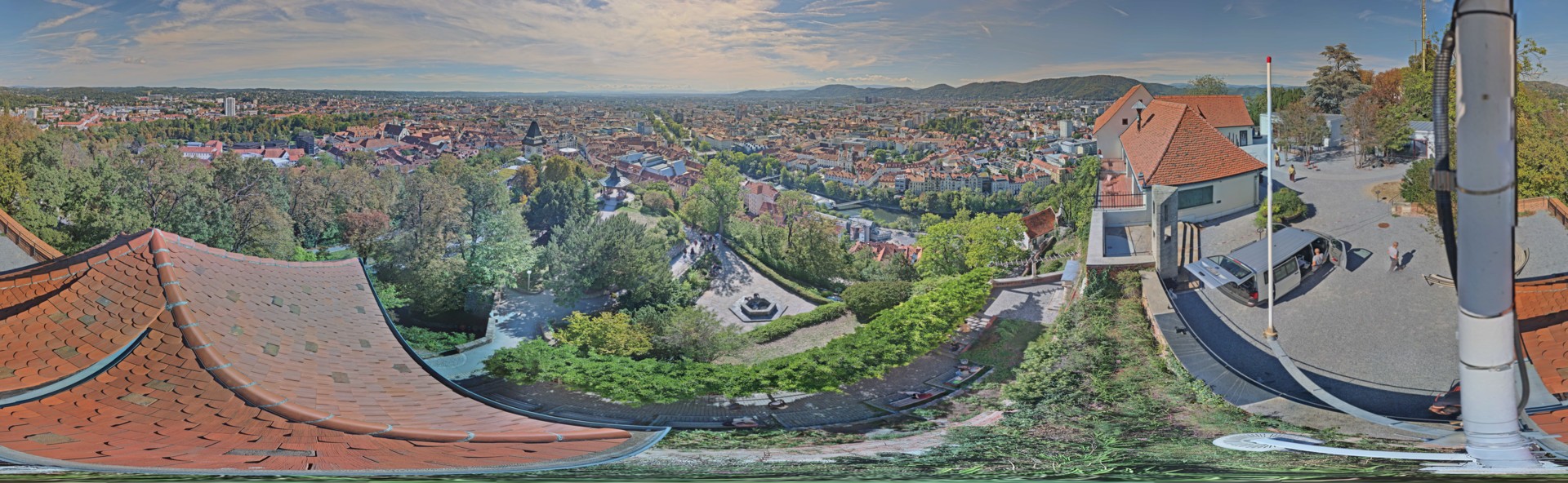 Archived image Graz: Webcam Castle Rock