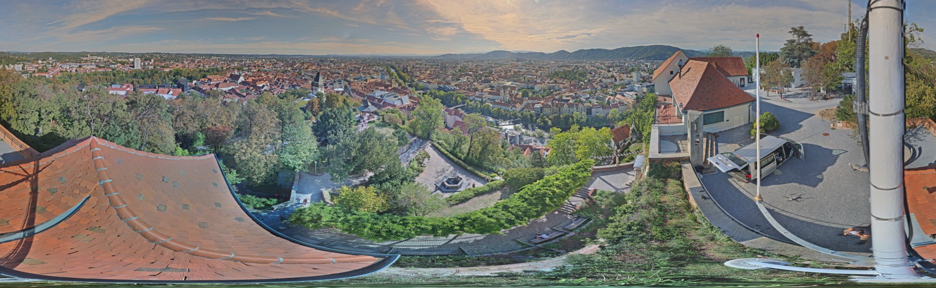 Archived image Graz: Webcam Castle Rock