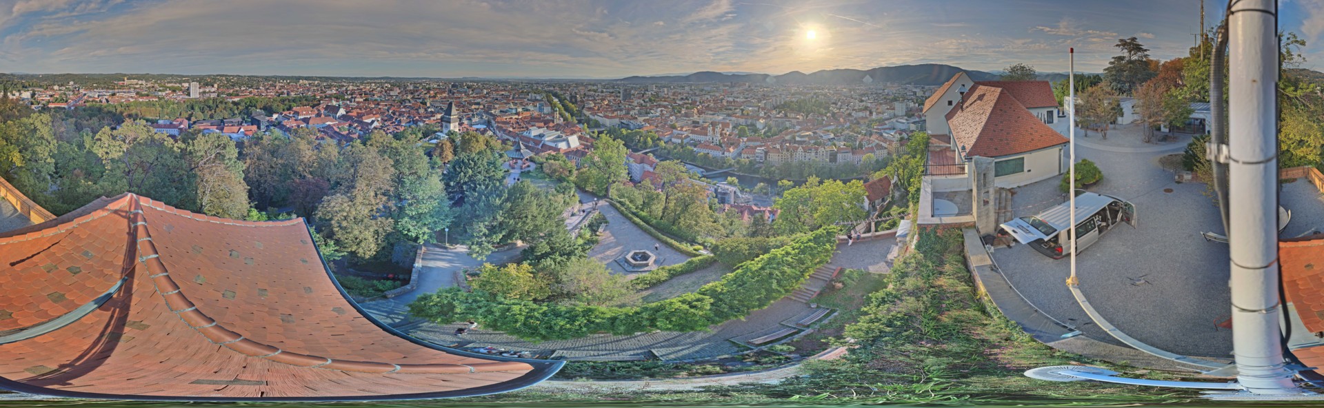 Archived image Graz: Webcam Castle Rock