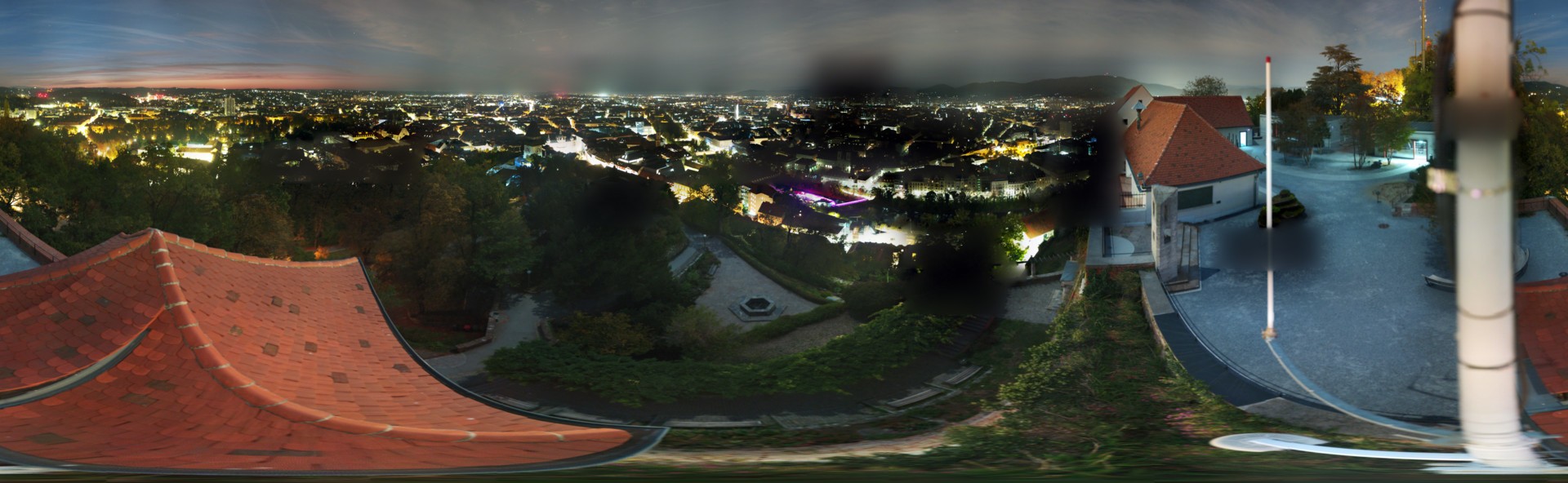 Archived image Graz: Webcam Castle Rock