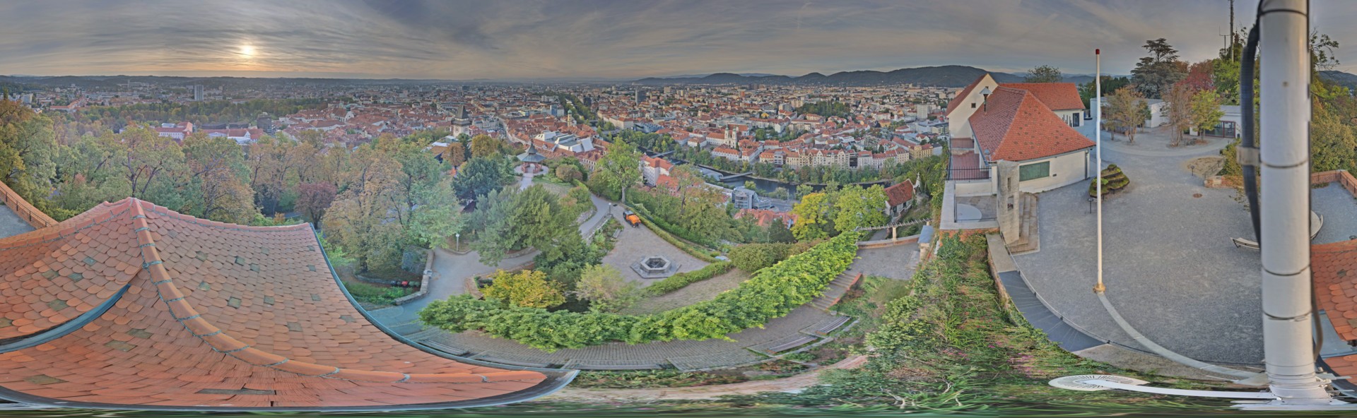 Archived image Graz: Webcam Castle Rock