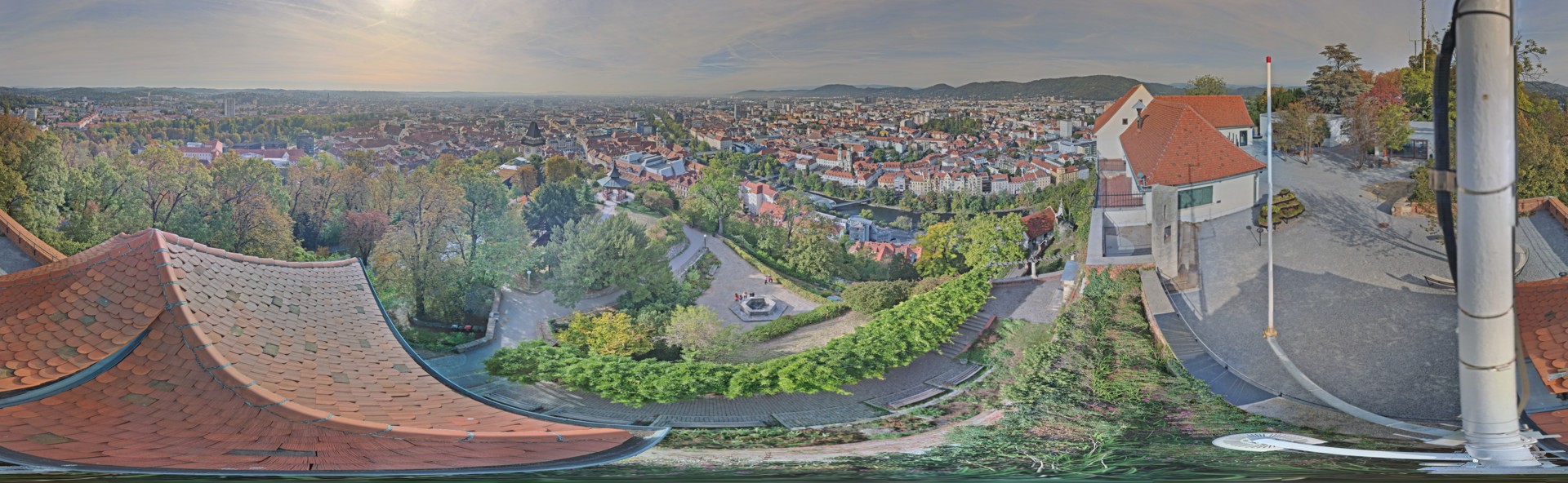 Archived image Graz: Webcam Castle Rock
