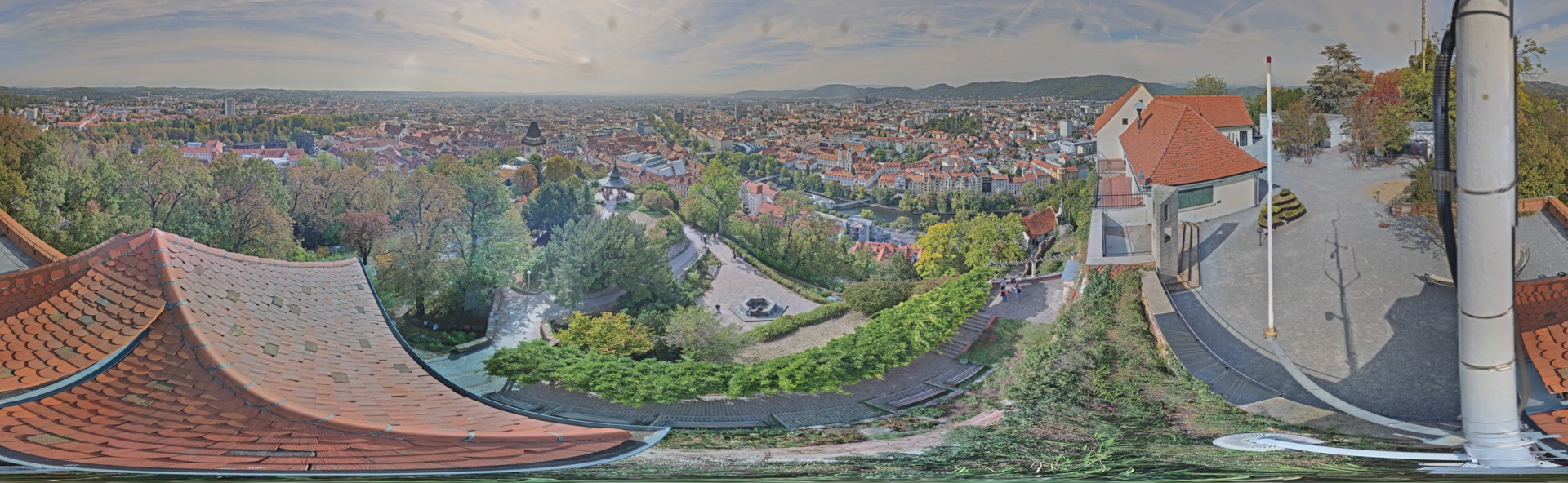 Archived image Graz: Webcam Castle Rock
