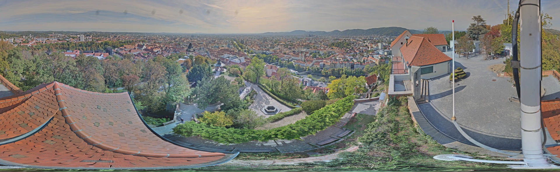 Archived image Graz: Webcam Castle Rock