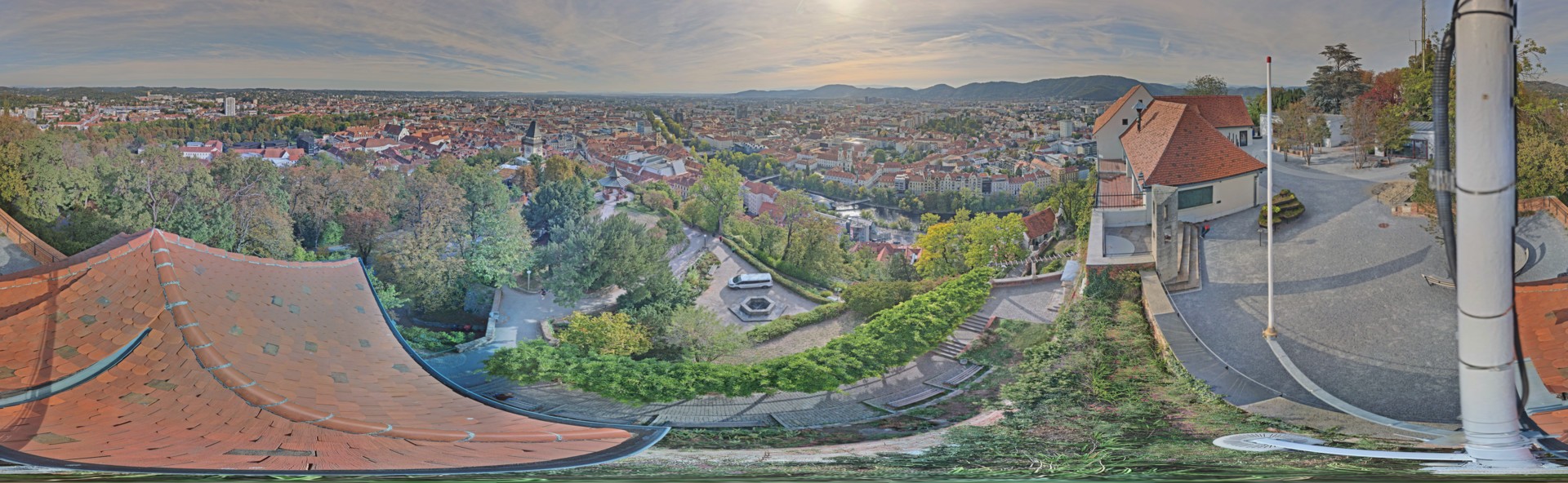 Archived image Graz: Webcam Castle Rock