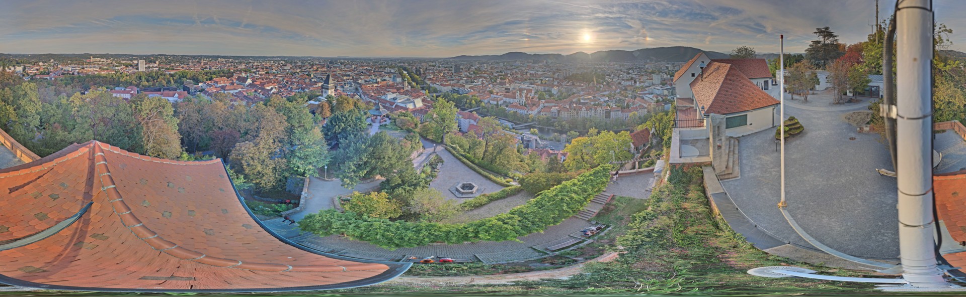 Archived image Graz: Webcam Castle Rock
