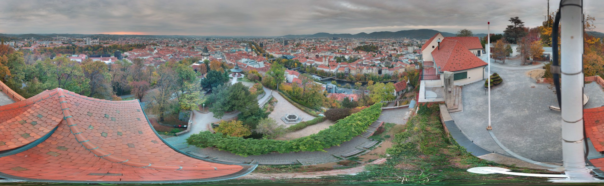 Archived image Graz: Webcam Castle Rock