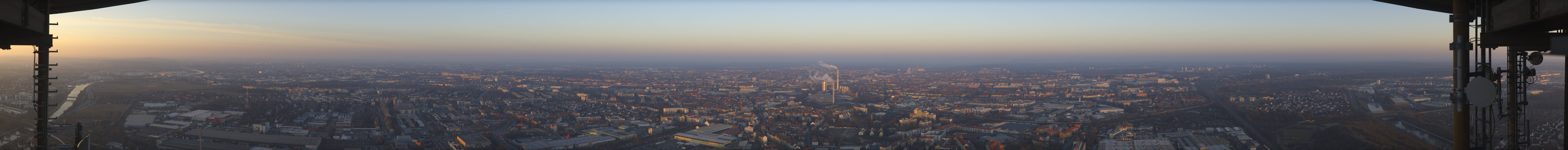 Archived image Webcam Nuremberg (telecommunication tower)