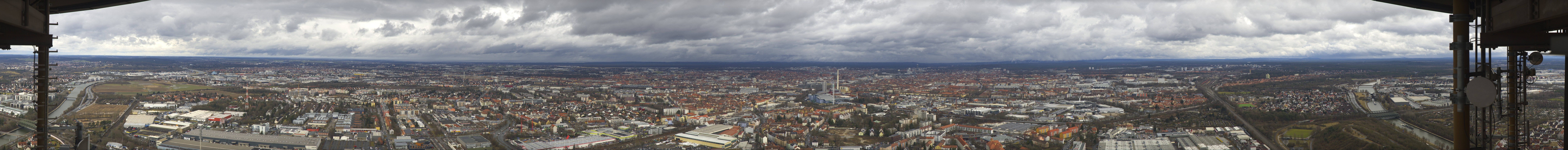 Archiv Foto Webcam Nürnberg (Fernmeldeturm)