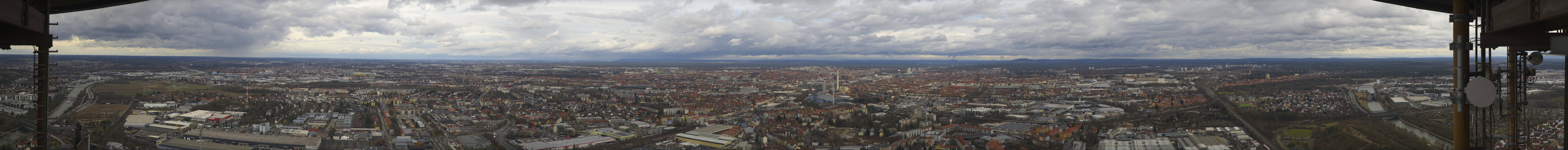 Archiv Foto Webcam Nürnberg (Fernmeldeturm)