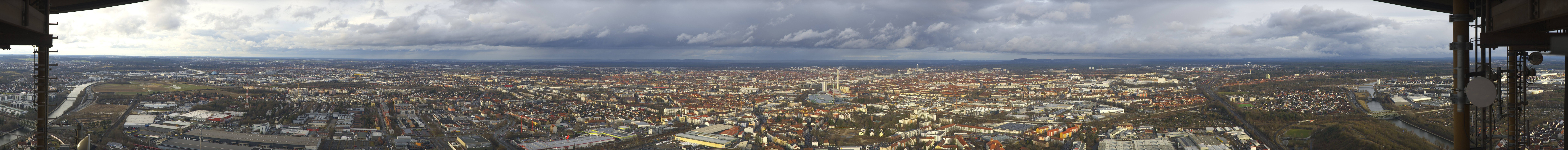 Archiv Foto Webcam Nürnberg (Fernmeldeturm)