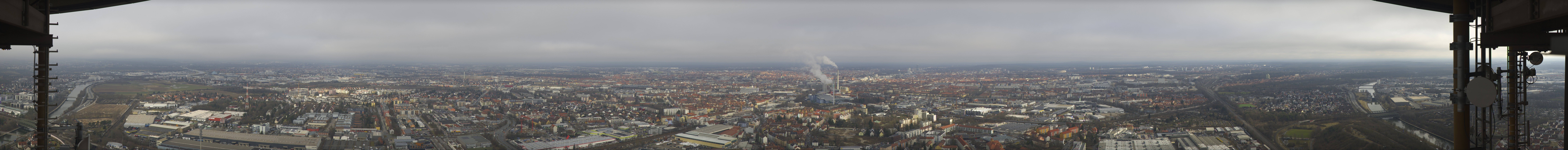 Archived image Webcam Nuremberg (telecommunication tower)