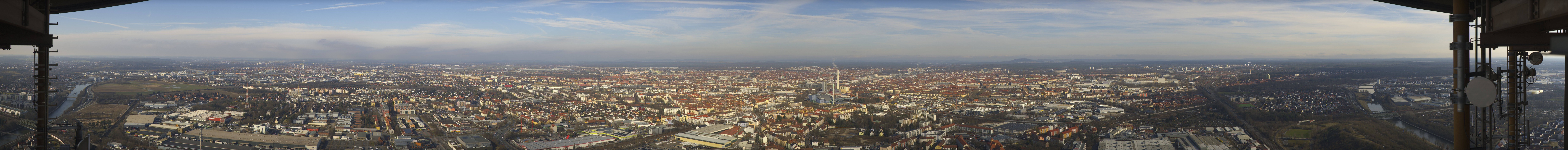 Archived image Webcam Nuremberg (telecommunication tower)