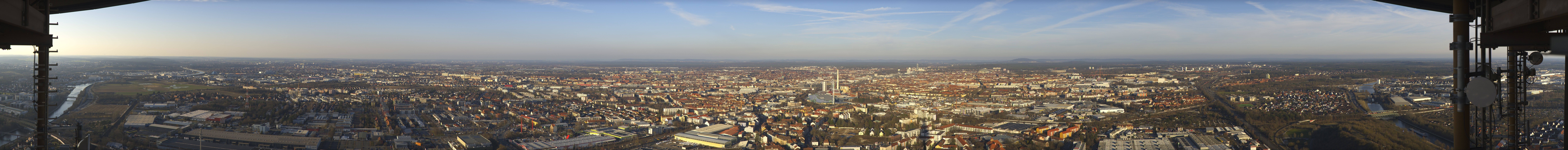 Archived image Webcam Nuremberg (telecommunication tower)