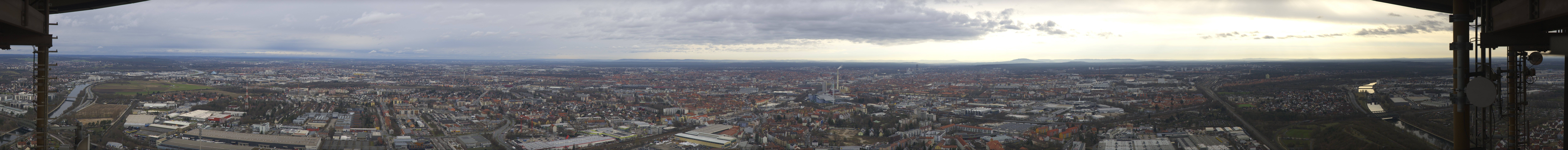 Archiv Foto Webcam Nürnberg (Fernmeldeturm)