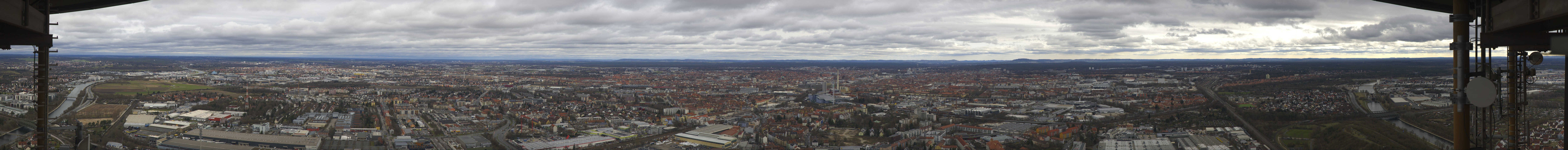 Archiv Foto Webcam Nürnberg (Fernmeldeturm)