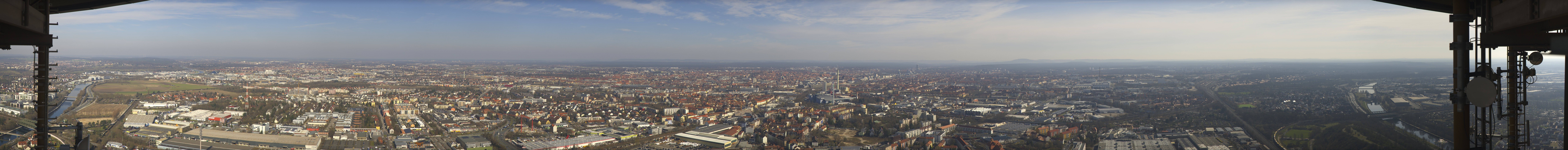 Archiv Foto Webcam Nürnberg (Fernmeldeturm)