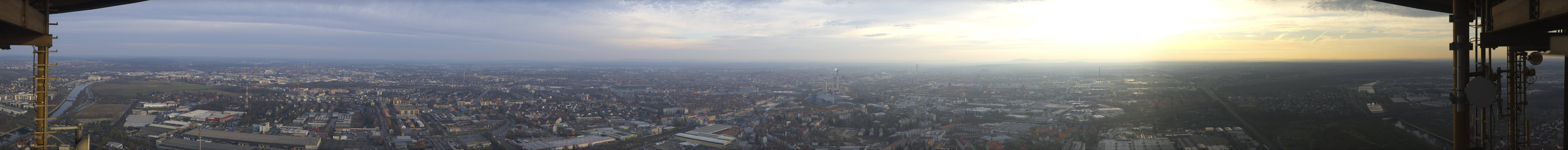 Archived image Webcam Nuremberg (telecommunication tower)