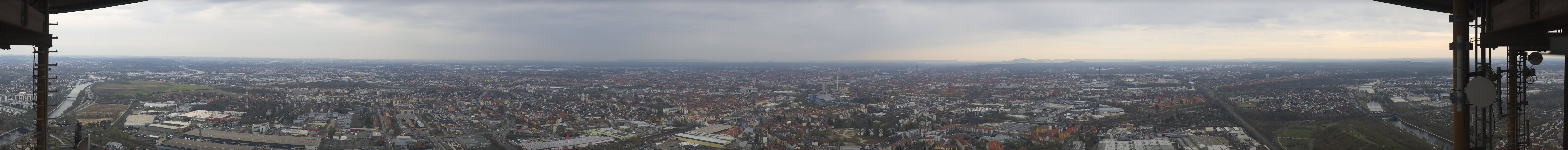 Archived image Webcam Nuremberg (telecommunication tower)