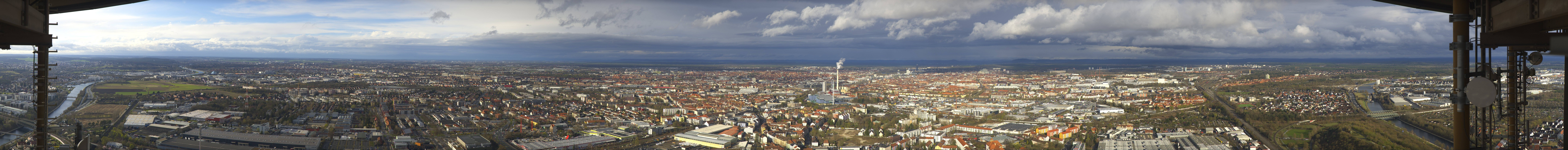 Archived image Webcam Nuremberg (telecommunication tower)