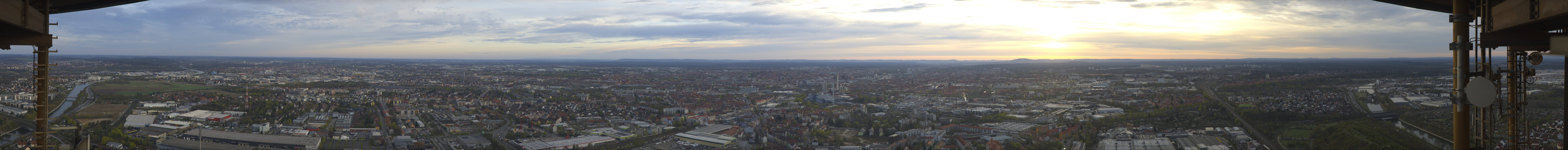 Archived image Webcam Nuremberg (telecommunication tower)