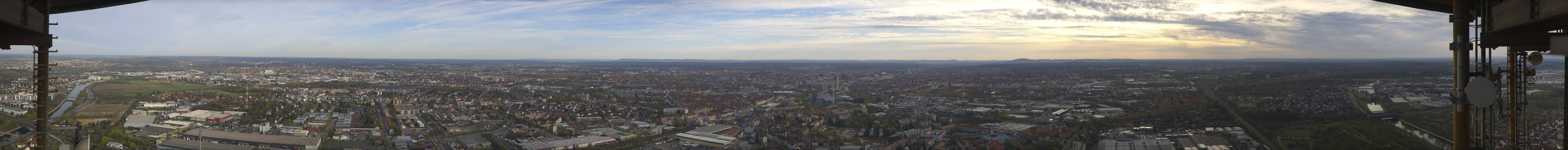 Archived image Webcam Nuremberg (telecommunication tower)