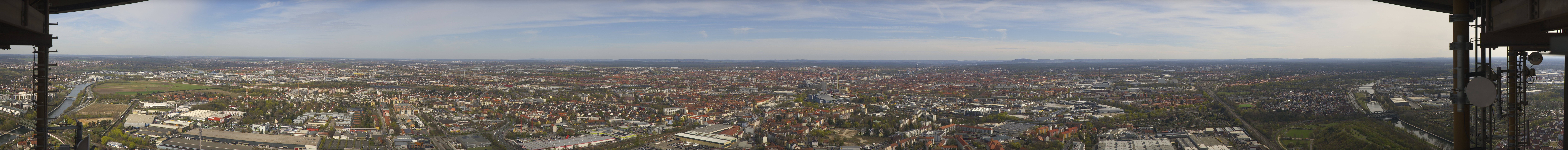 Archived image Webcam Nuremberg (telecommunication tower)