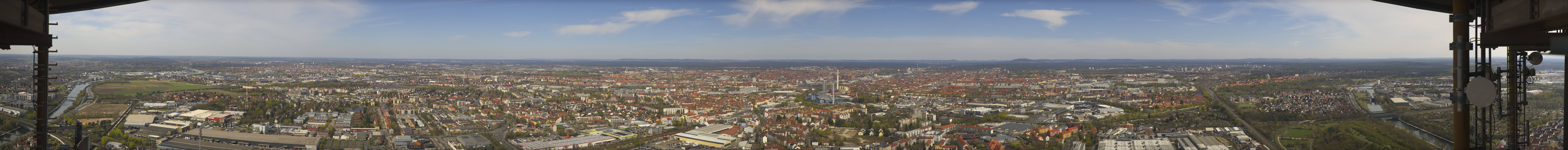Archived image Webcam Nuremberg (telecommunication tower)