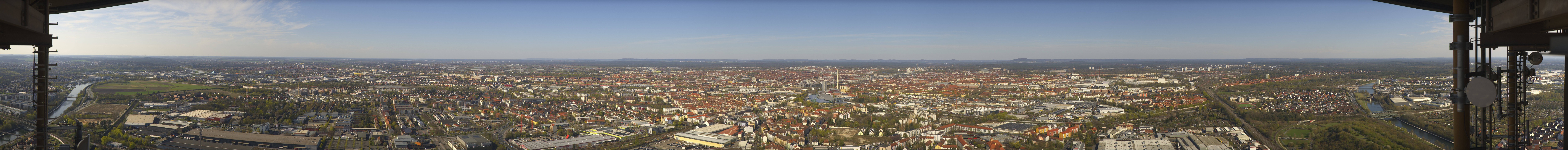 Archived image Webcam Nuremberg (telecommunication tower)