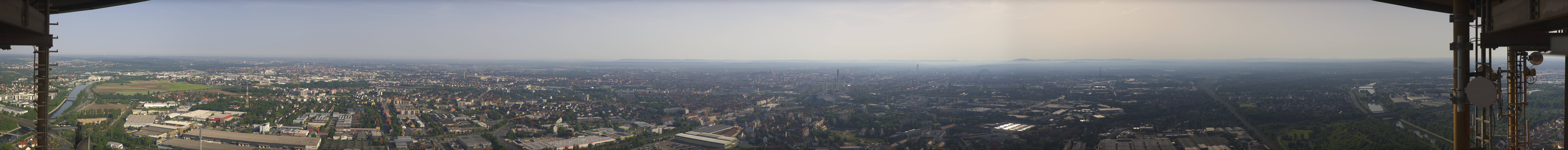 Archived image Webcam Nuremberg (telecommunication tower)