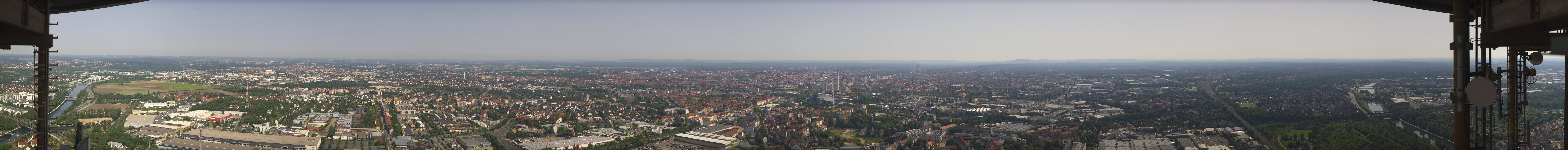 Archived image Webcam Nuremberg (telecommunication tower)