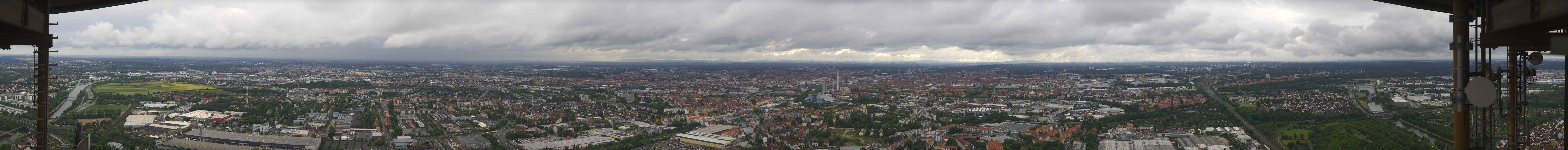 Archiv Foto Webcam Nürnberg (Fernmeldeturm)