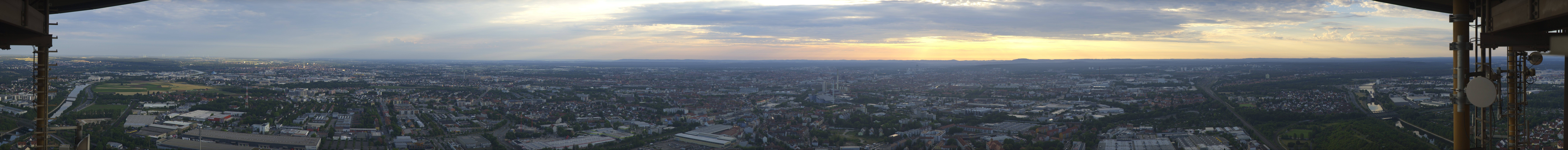 Archiv Foto Webcam Nürnberg (Fernmeldeturm)