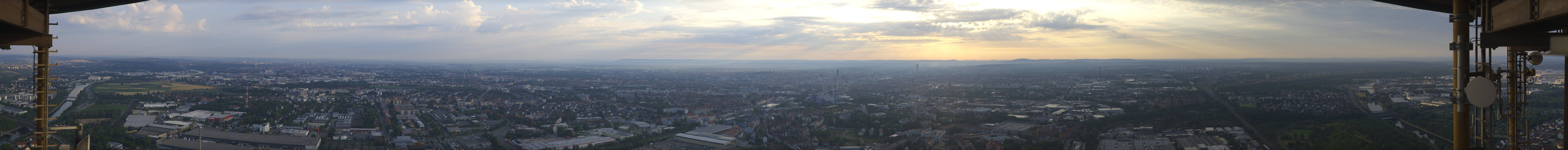 Archived image Webcam Nuremberg (telecommunication tower)
