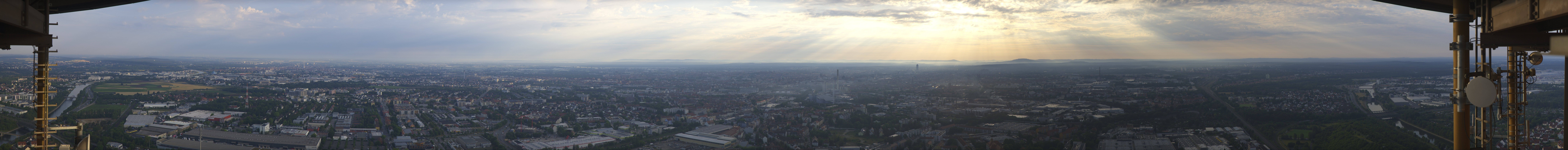 Archived image Webcam Nuremberg (telecommunication tower)