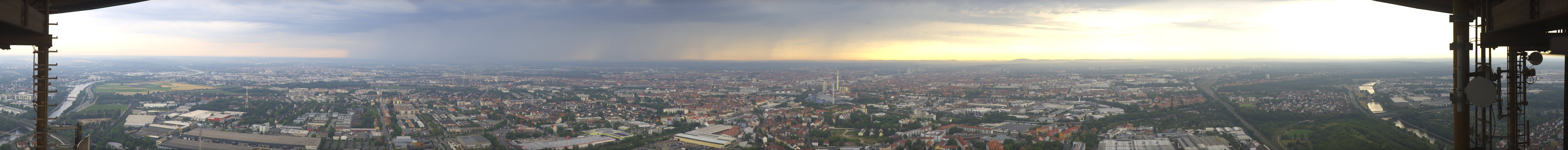 Archived image Webcam Nuremberg (telecommunication tower)